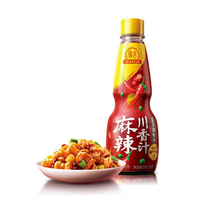 豪吉 麻辣川香汁黄盖装 500g